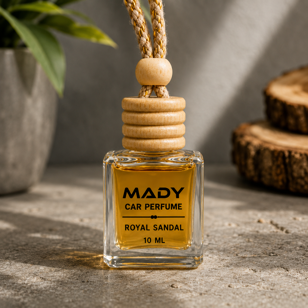 MADY Royal Sandal Luxury Hanging Car Diffuser | 10ml