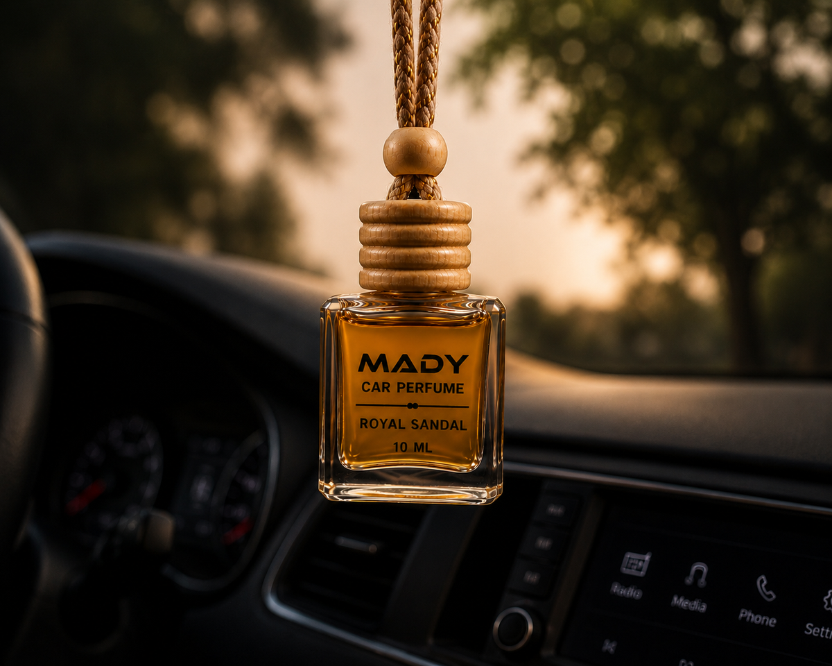MADY Royal Sandal Luxury Hanging Car Diffuser | 10ml