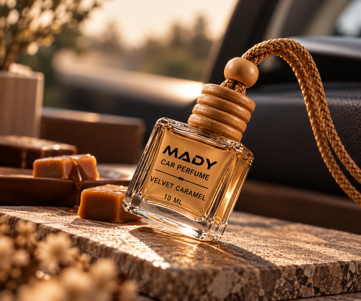 MADY Velvet Caramel Signature Hanging Car Diffuser | 10ml