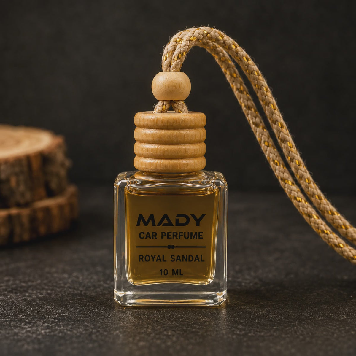 MADY Royal Sandal Luxury Hanging Car Diffuser | 10ml